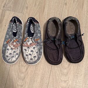 Hey Dude Kids' Palm and Dark Slip-On Moccasins